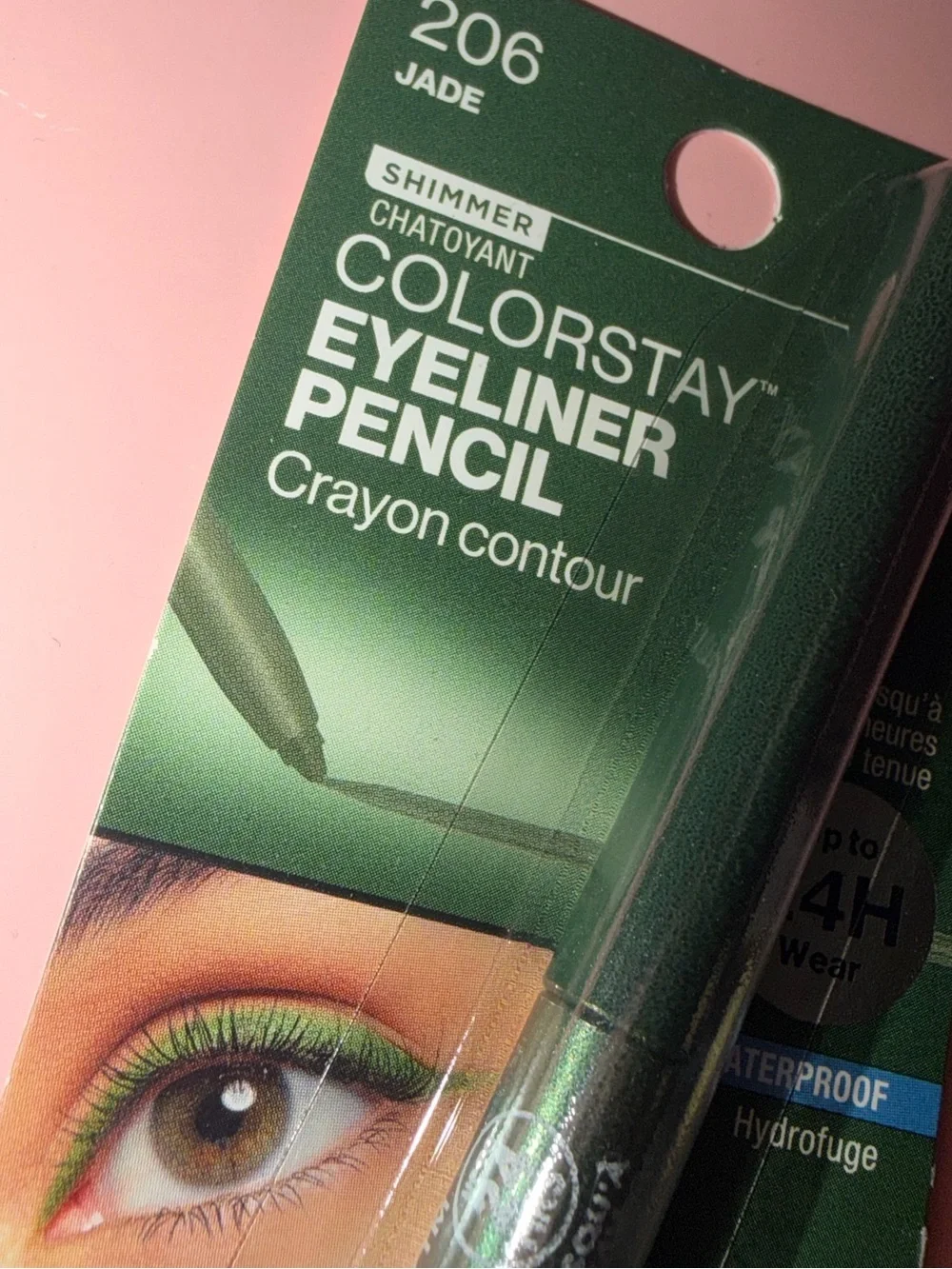 Green Precision Eyeliner Pencil long lasting pull out sharpener - jade - revlon